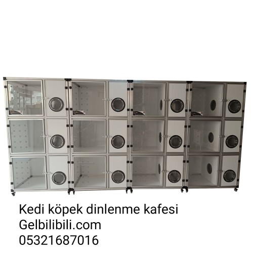 KEDİ-KÖPEK PANSİYON DİNLENME VE İSTİRAHAT KAFESİ BAKIM ÜNİTESİ