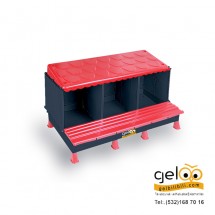 OTOMATİK TAVUK FOLLUK 3 GÖZLÜ PLASTİK DEMONTE FOLLUK chicken nesting boxes