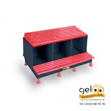OTOMATİK TAVUK FOLLUK 3 GÖZLÜ PLASTİK DEMONTE FOLLUK chicken nesting boxes