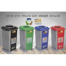 GERİ DÖNÜŞÜM SIFIR ATIK KUTULARI